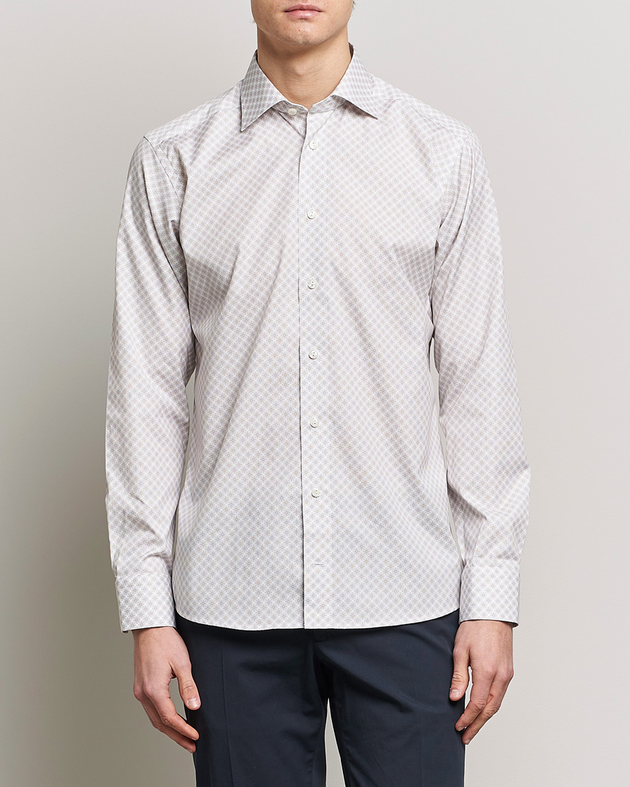 Herre | Skjorter | Eton | Signature Poplin Shirt Brown