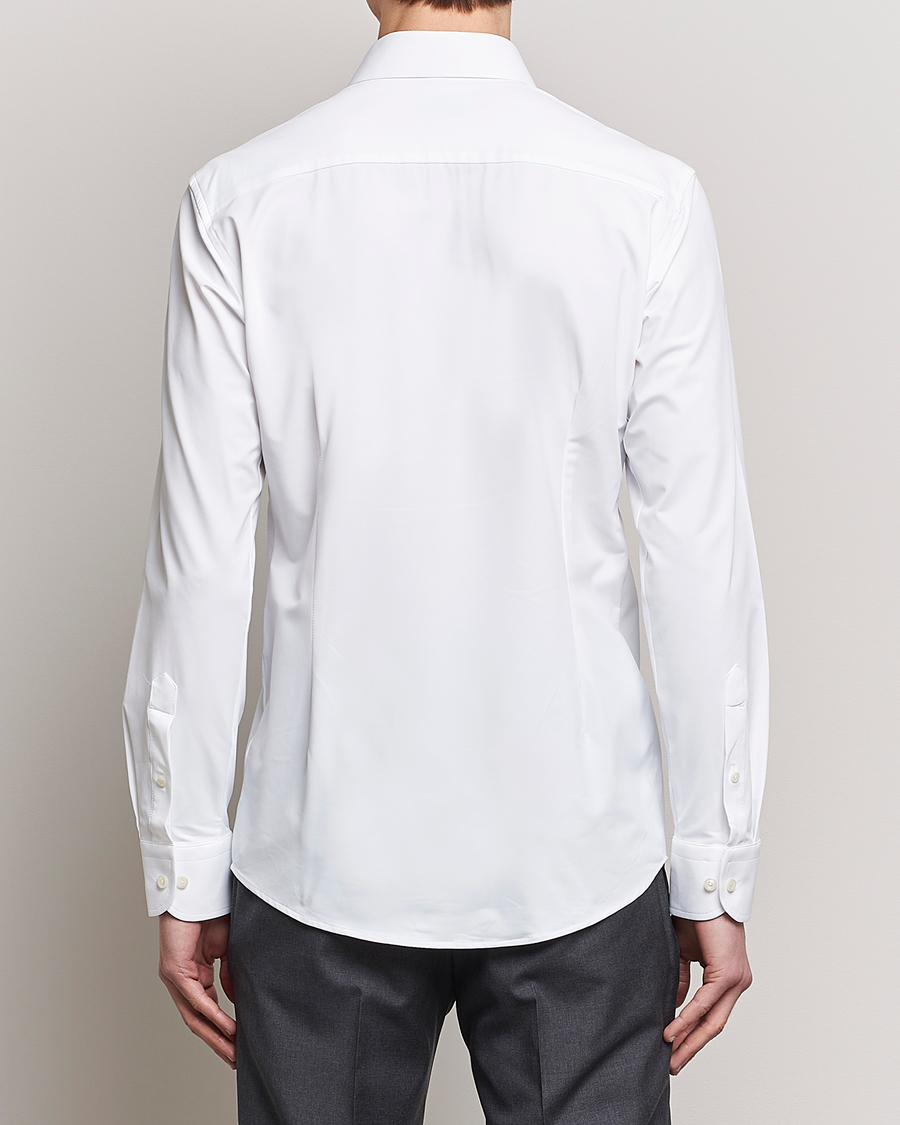Herre | Skjorter | Eton | Slim Fit Four Way Stretch Shirt White