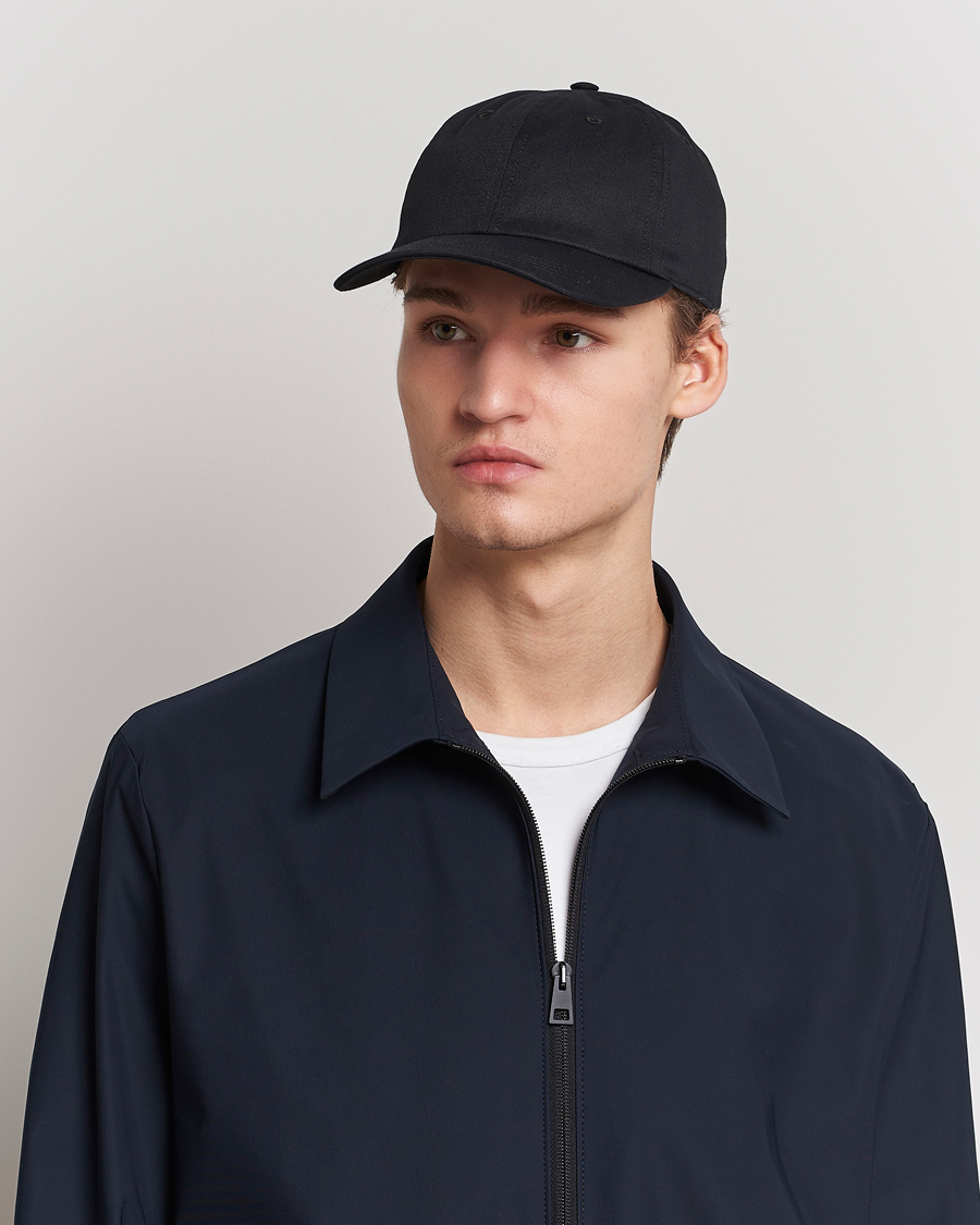 Herre | Eton | Eton | Cotton Baseball Cap Black