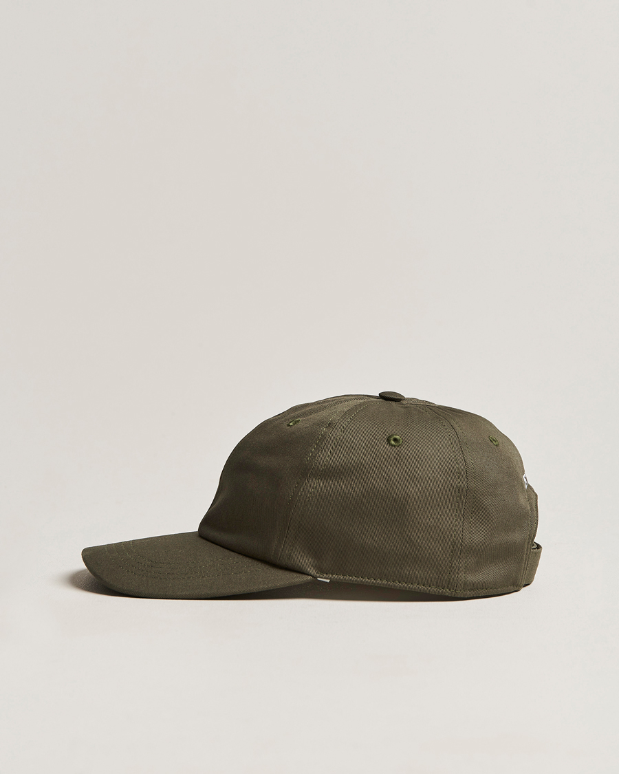 Herre | Eton Cotton Baseball Cap Green | Eton | Cotton Baseball Cap Green