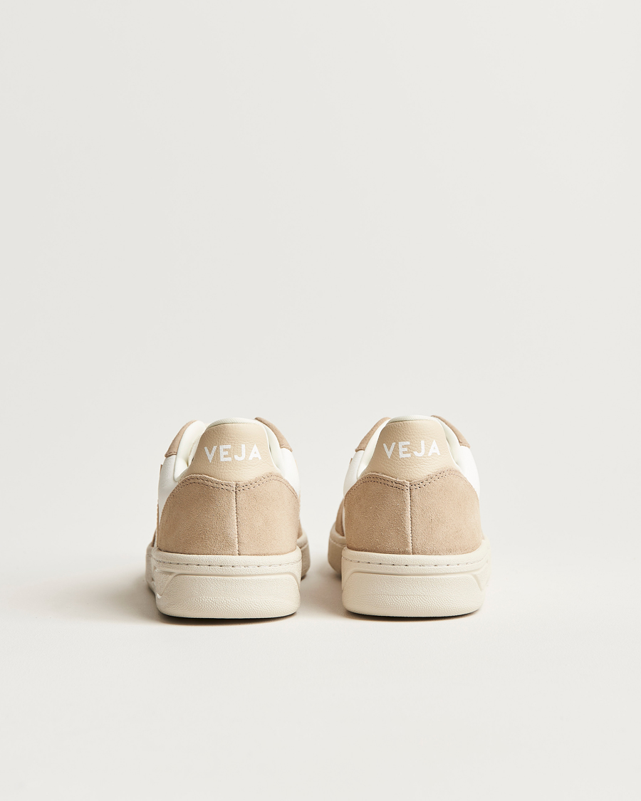 Herre | Veja V-10 Chromefree Leather Extra White/Sable Sahara | Veja | V-10 Chromefree Leather Extra White/Sable Sahara