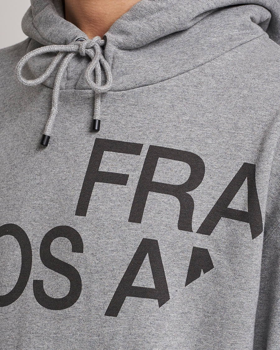 Herre | Trøjer | FRAME | Logo Hoodie Grey Melange