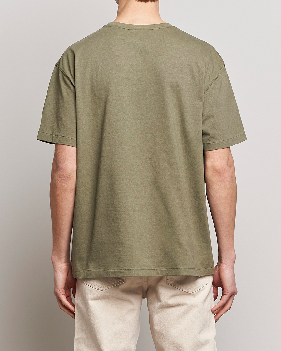 Herre | T-Shirts | FRAME | Logo Print T-Shirt Old Green