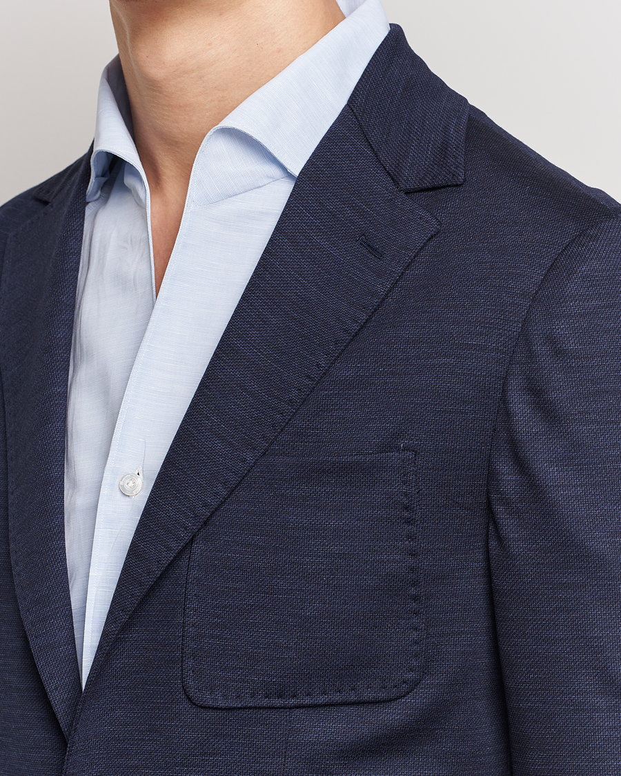 Herre | Blazere & jakker | Canali | Wool Jersey Blazer Navy