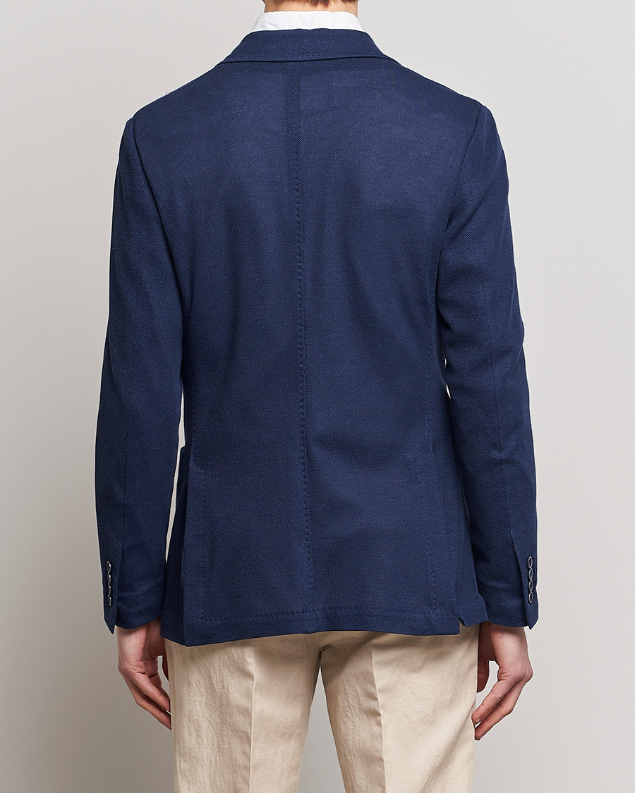 Herre | Blazere & jakker | Canali | Cotton Stretch Jersey Blazer Navy
