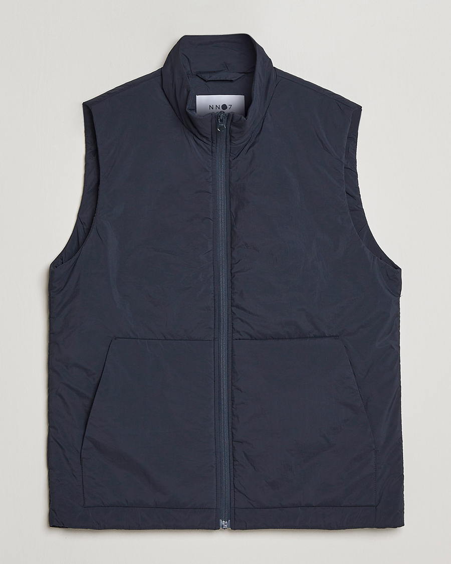 Herre | Veste | NN07 | Verve Padded Waistcoat Navy Blue