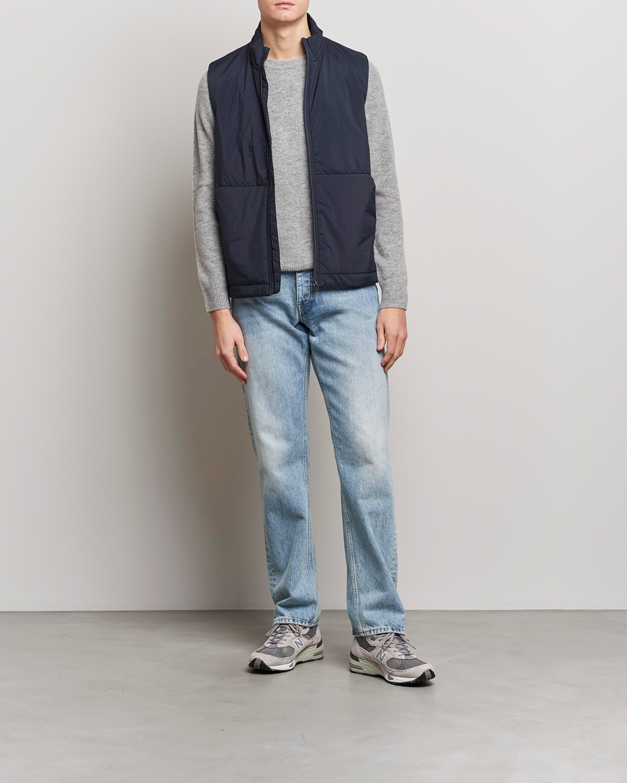 Herre | Veste | NN07 | Verve Padded Waistcoat Navy Blue