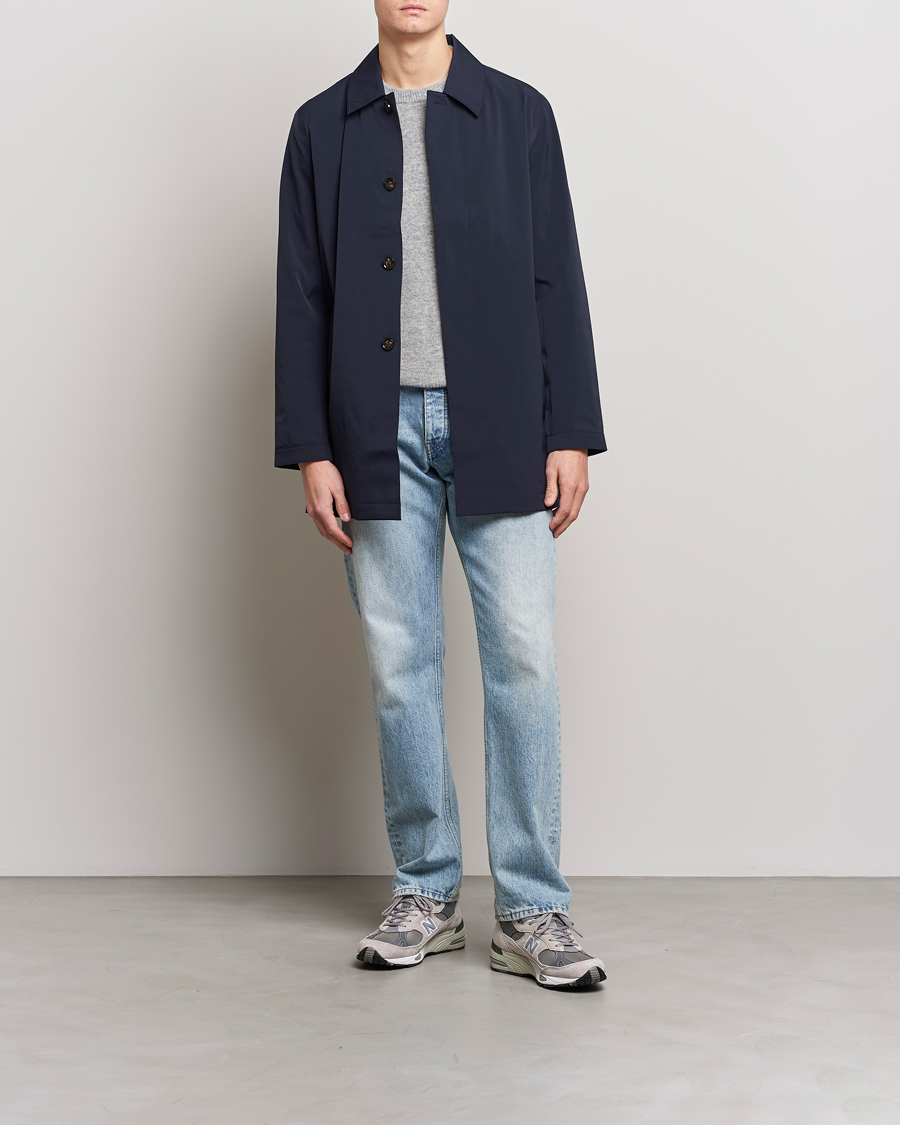 Herre | Jakker | NN07 | Kim Waterproof Car Coat Navy Blue