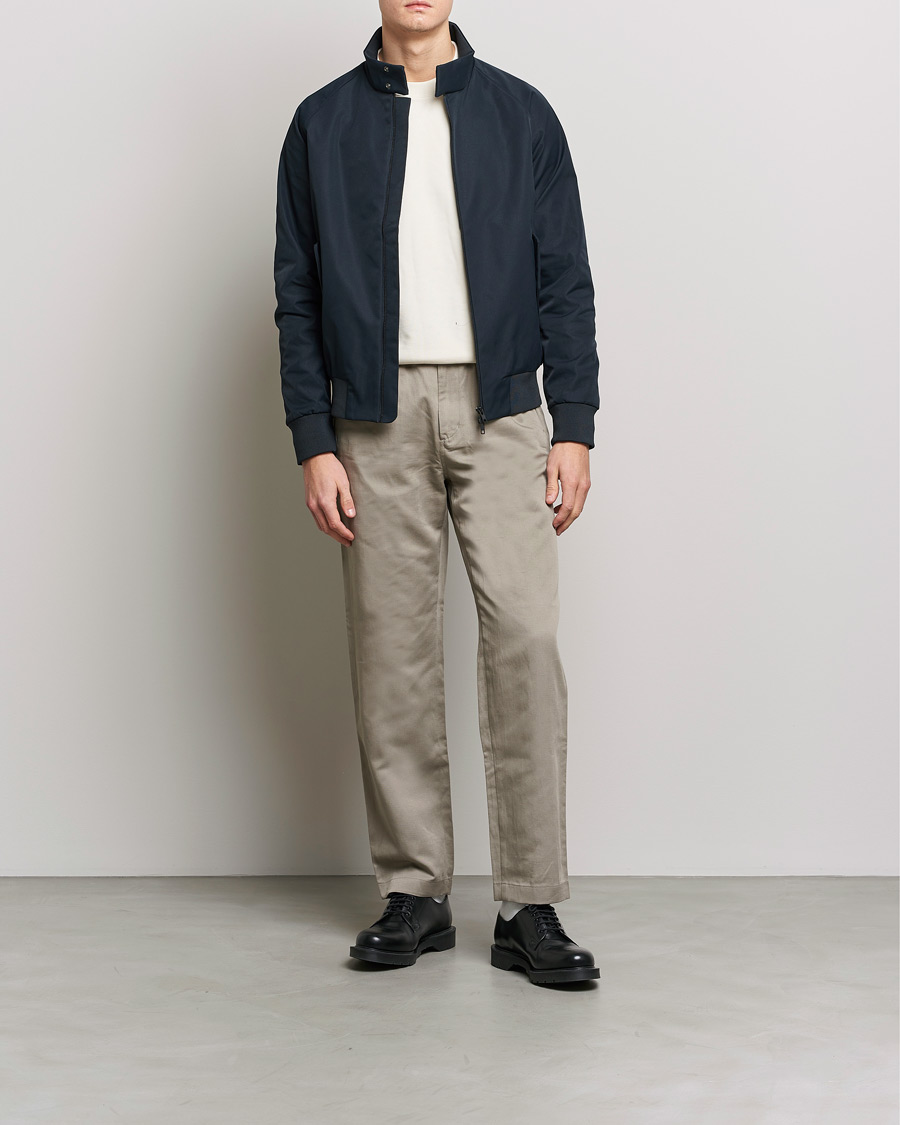 Herre | Jakker | NN07 | Dawson Light Harrington Jacket Navy Blue