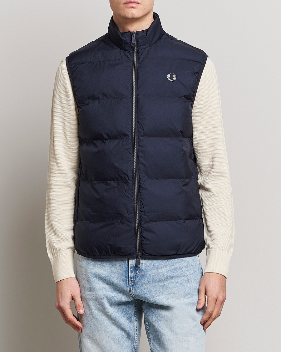 Herre |  | Fred Perry | Insulated Gilet Vest Navy