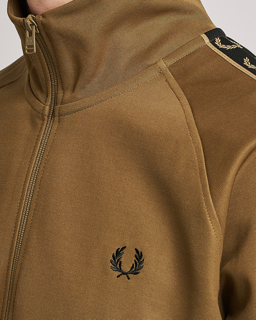 Herre | Trøjer | Fred Perry | Taped Track Jacket Shaded Stone