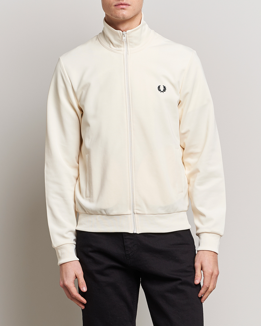 Herre | Trøjer | Fred Perry | Track Jacket Ecru