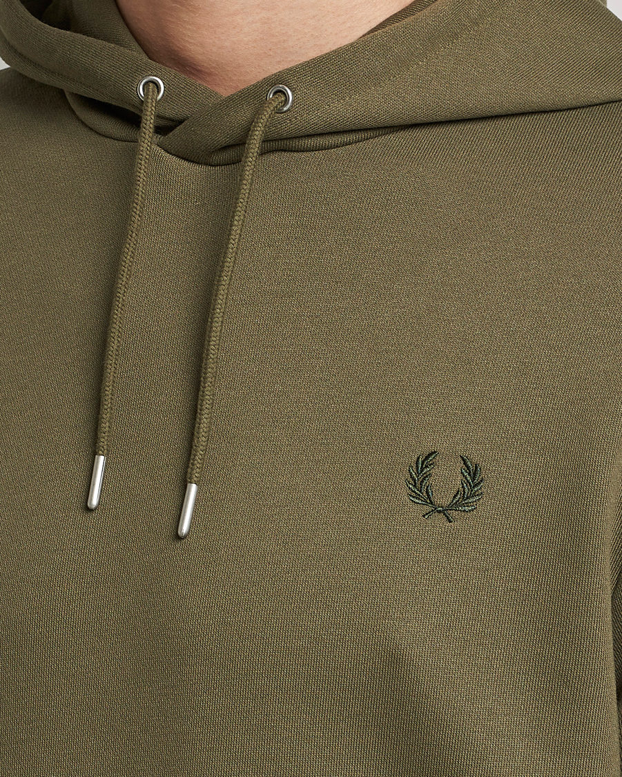 Herre | Trøjer | Fred Perry | Tipped Hooded Sweatshirt Unifrom Green