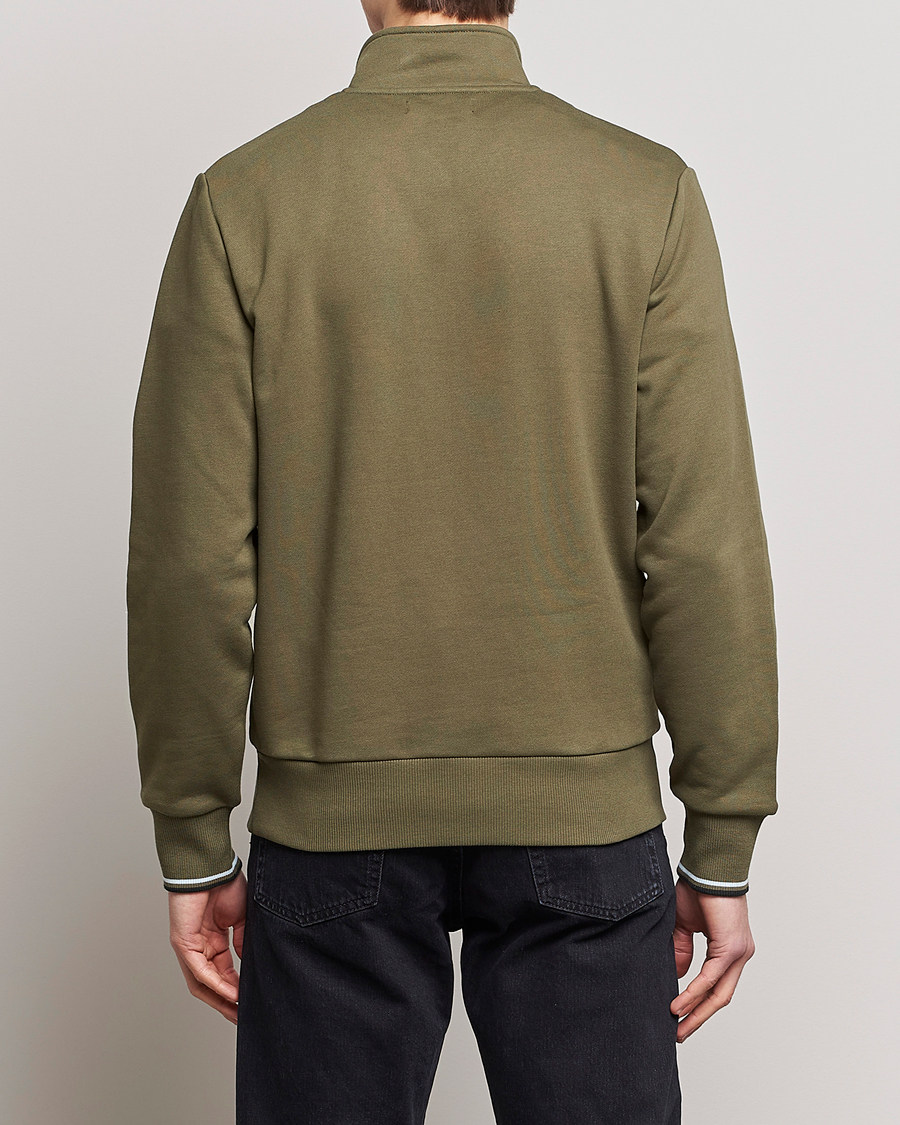 Herre | Trøjer | Fred Perry | Half Zip Sweatshirt Uniform Green
