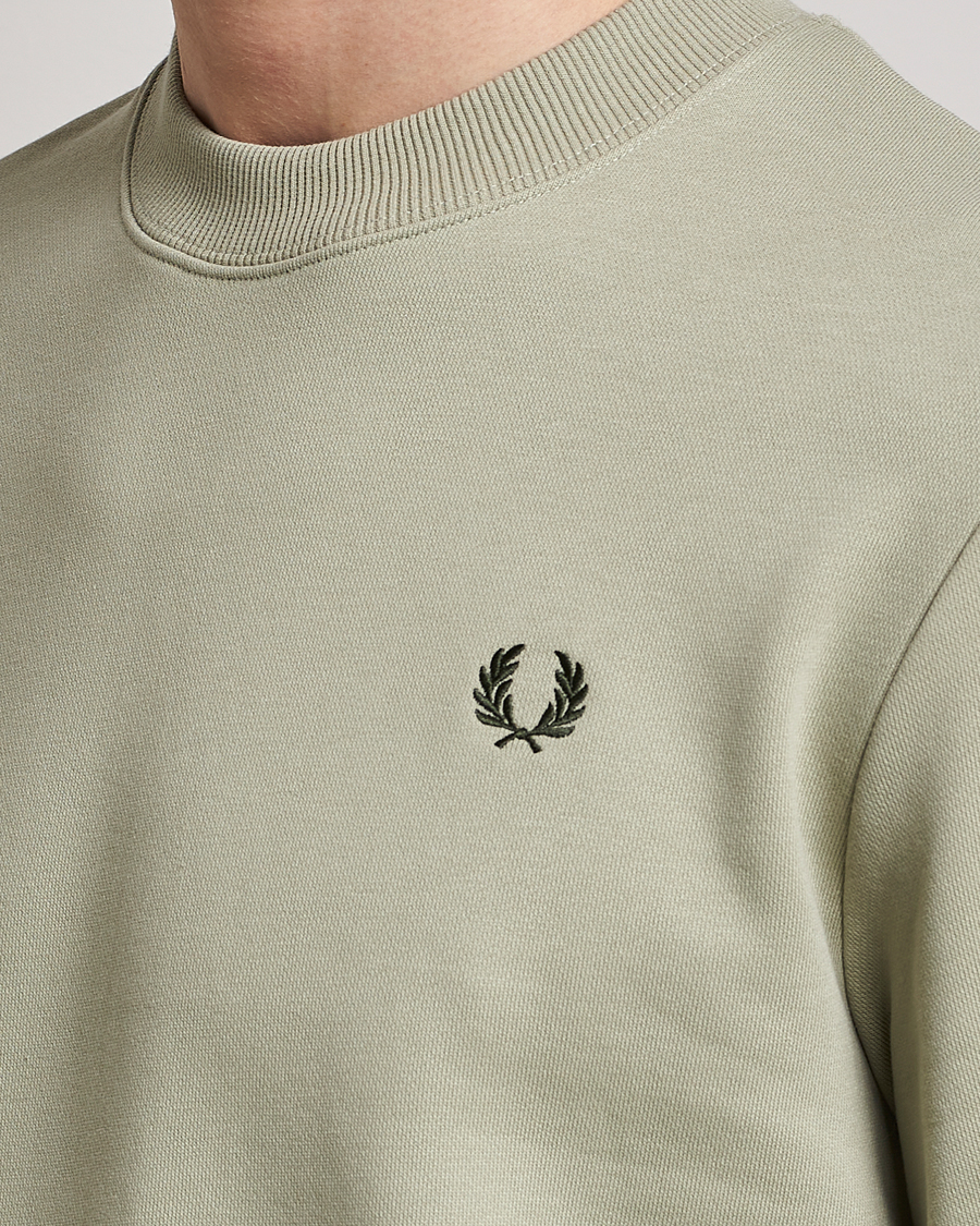 Herre | Trøjer | Fred Perry | Crew Neck Sweatshirt Sea Gras