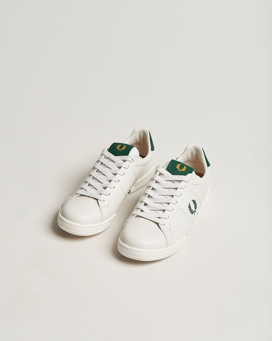Herre |  | Fred Perry | B722 Leather Sneaker Procelain