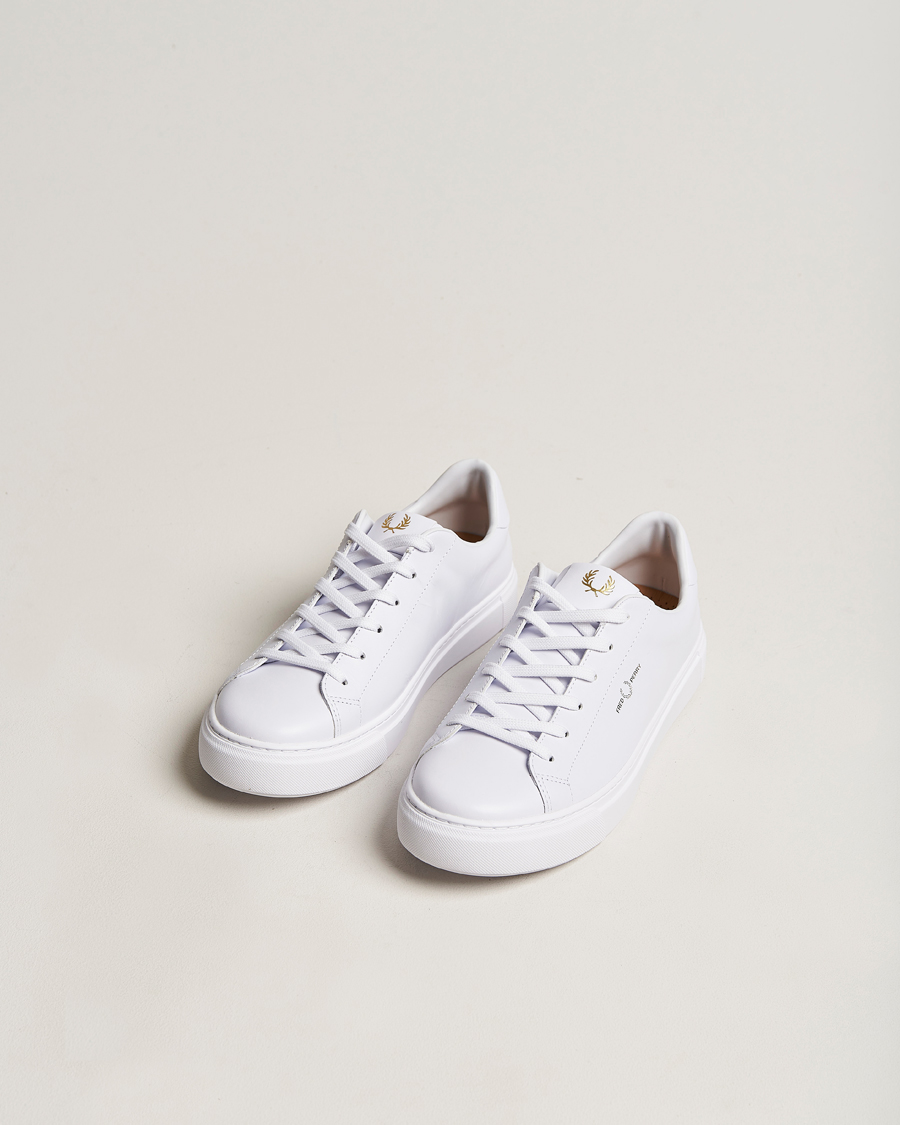 Herre |  | Fred Perry | B71 Leather Sneaker White