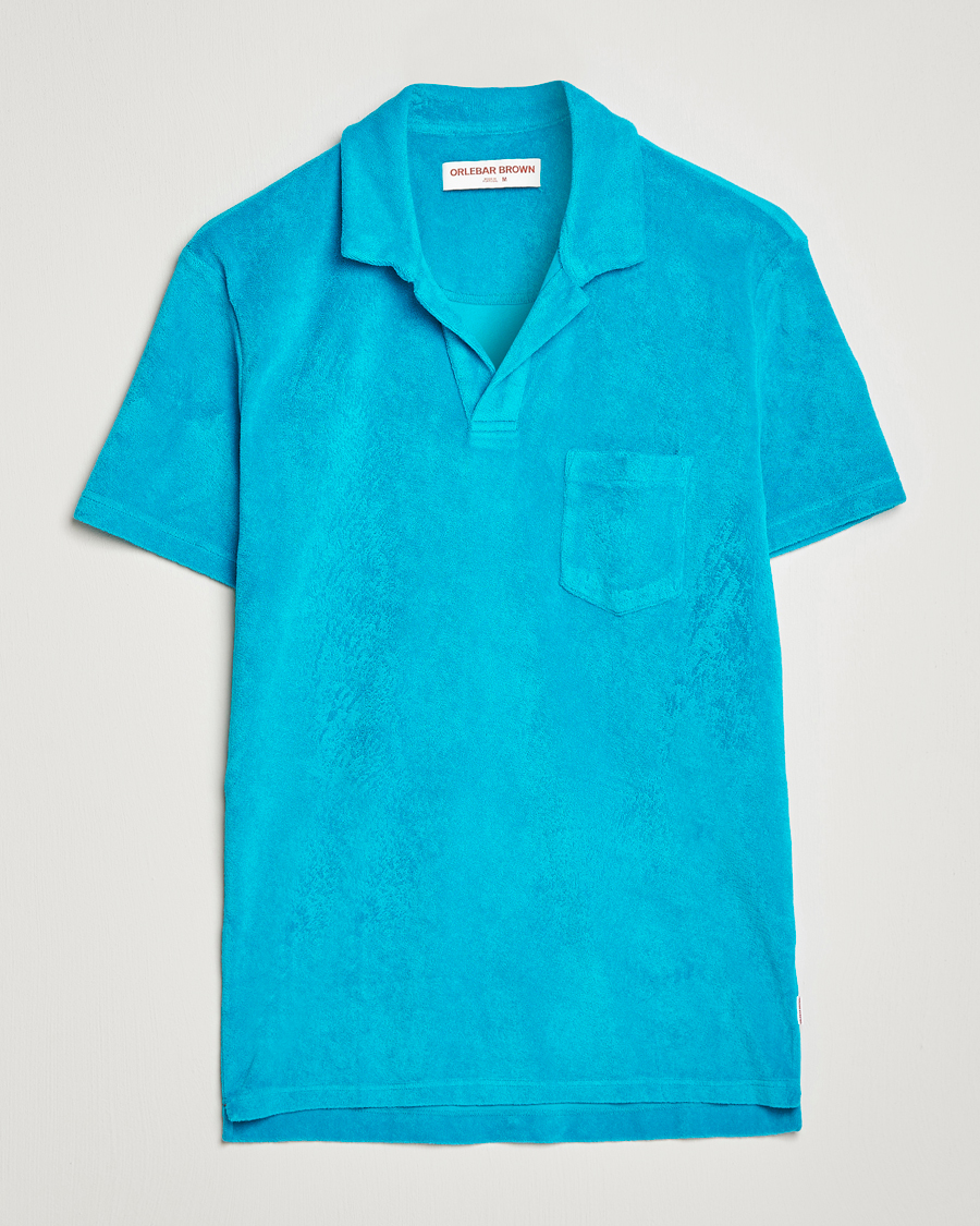 Herre | Polotrøjer | Orlebar Brown | Terry Polo Crystal Sea
