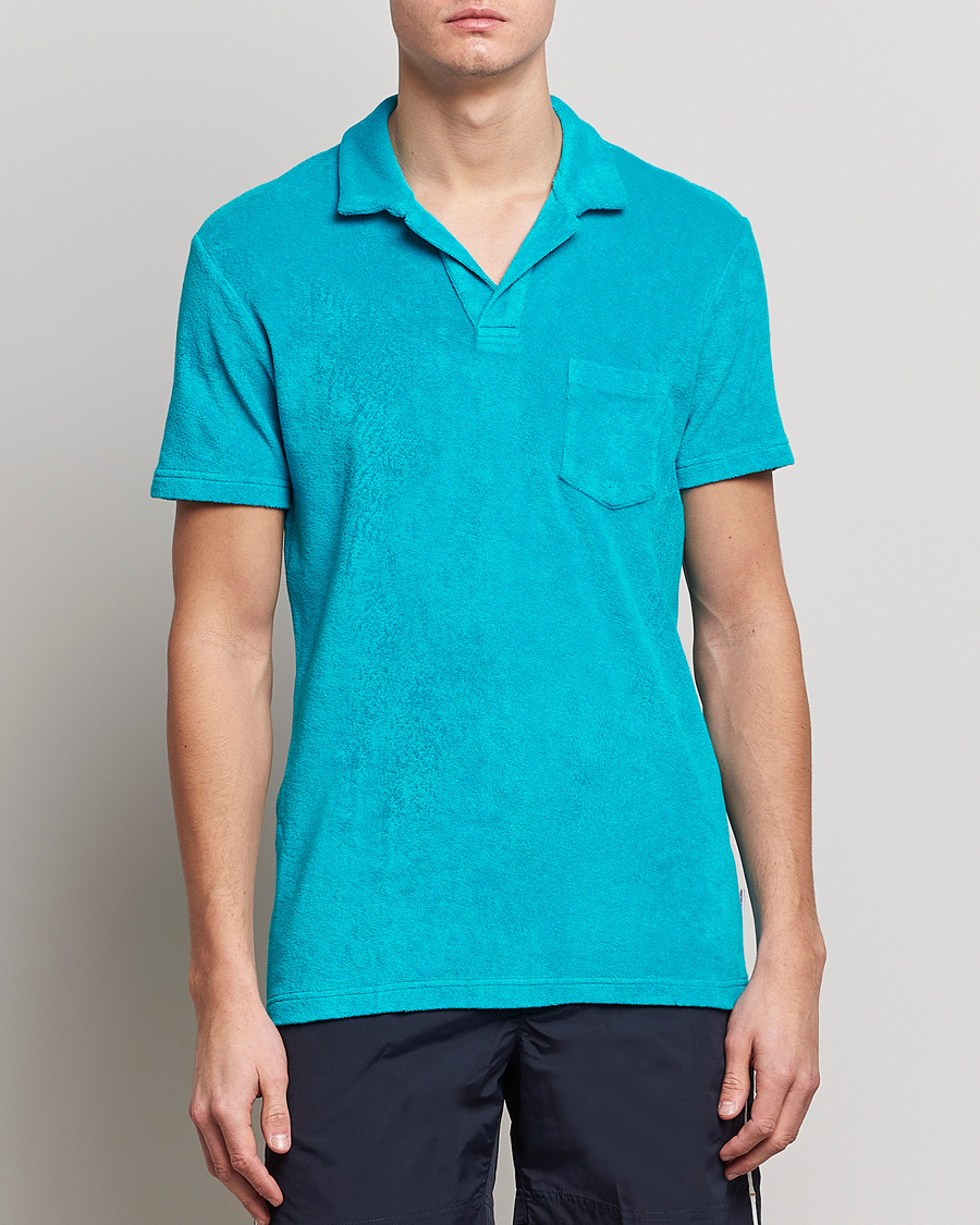 Herre | Polotrøjer | Orlebar Brown | Terry Polo Crystal Sea