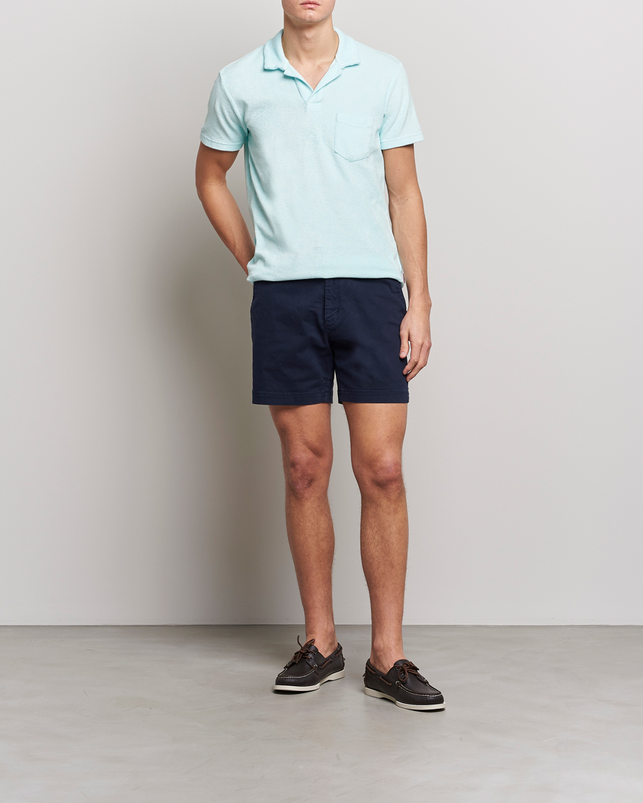 Herre |  | Orlebar Brown | Bulldog Cotton Stretch Twill Shorts Dark Navy