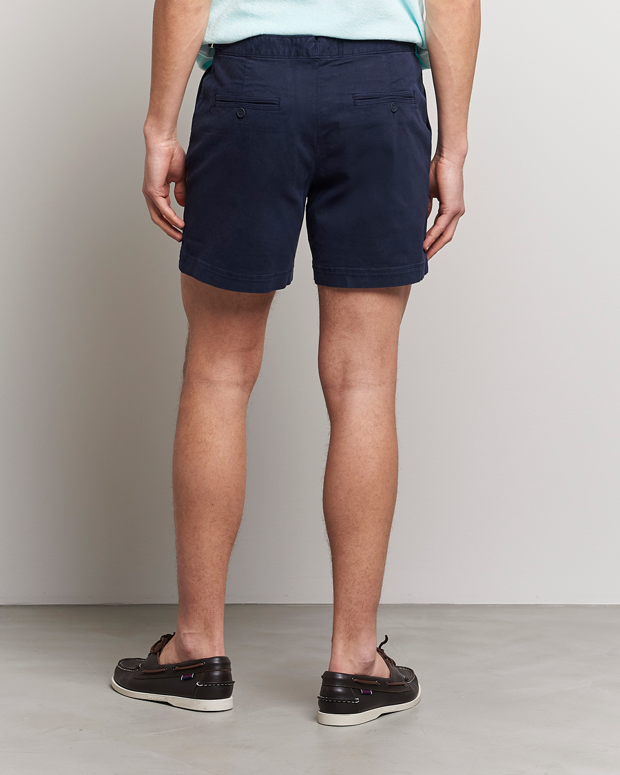 Herre | Shorts | Orlebar Brown | Bulldog Cotton Stretch Twill Shorts Dark Navy