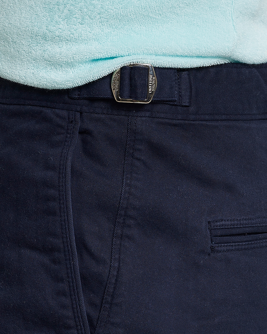 Herre | Shorts | Orlebar Brown | Bulldog Cotton Stretch Twill Shorts Dark Navy