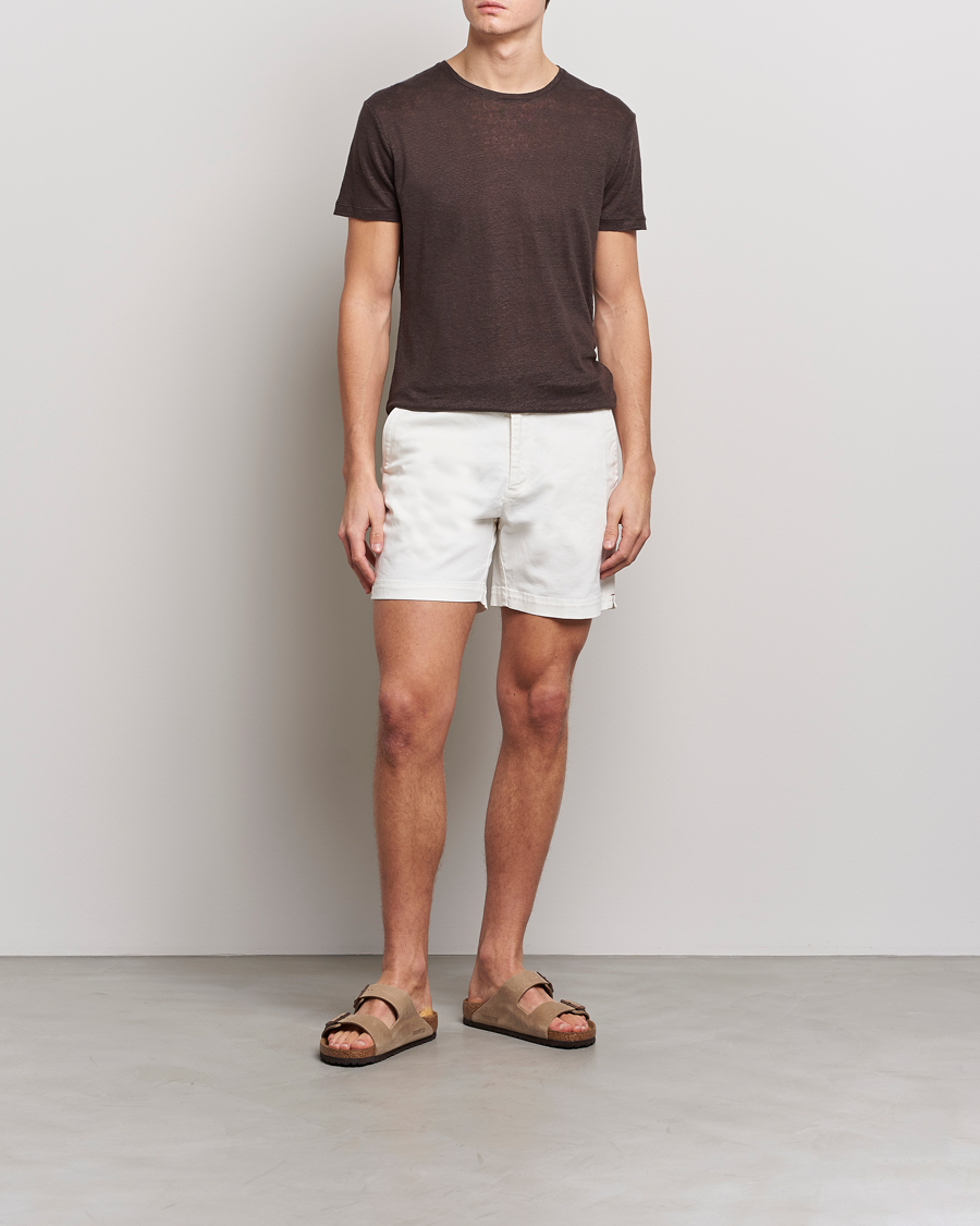 Herre | Shorts | Orlebar Brown | Bulldog Cotton Stretch Twill Shorts Sea Mist