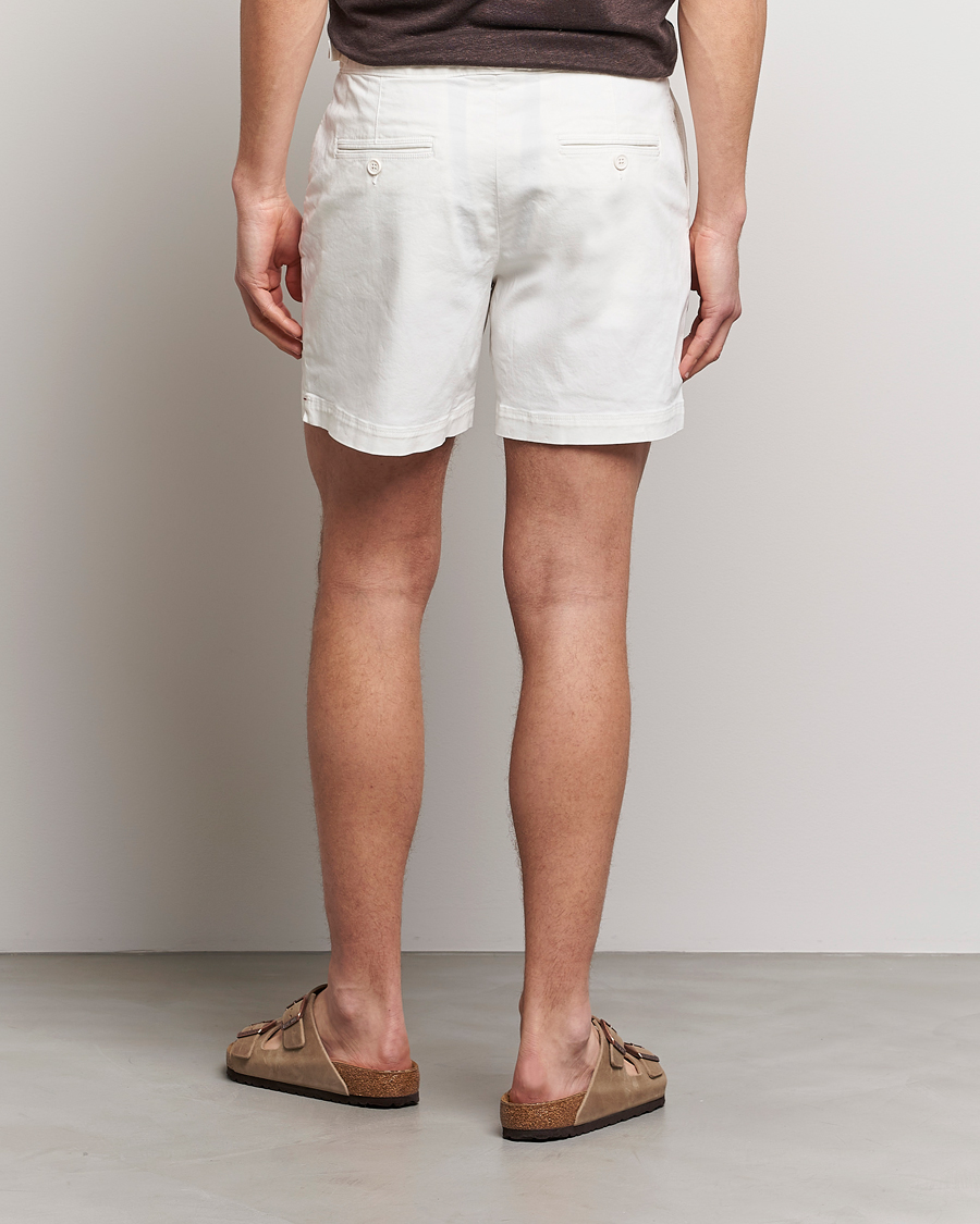 Herre | Shorts | Orlebar Brown | Bulldog Cotton Stretch Twill Shorts Sea Mist