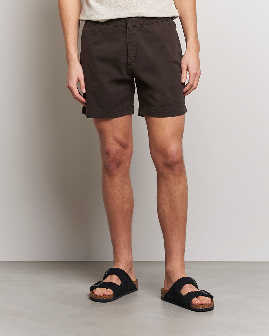 Herre | Chino shorts | Orlebar Brown | Bulldog Cotton Stretch Twill Shorts Truffle