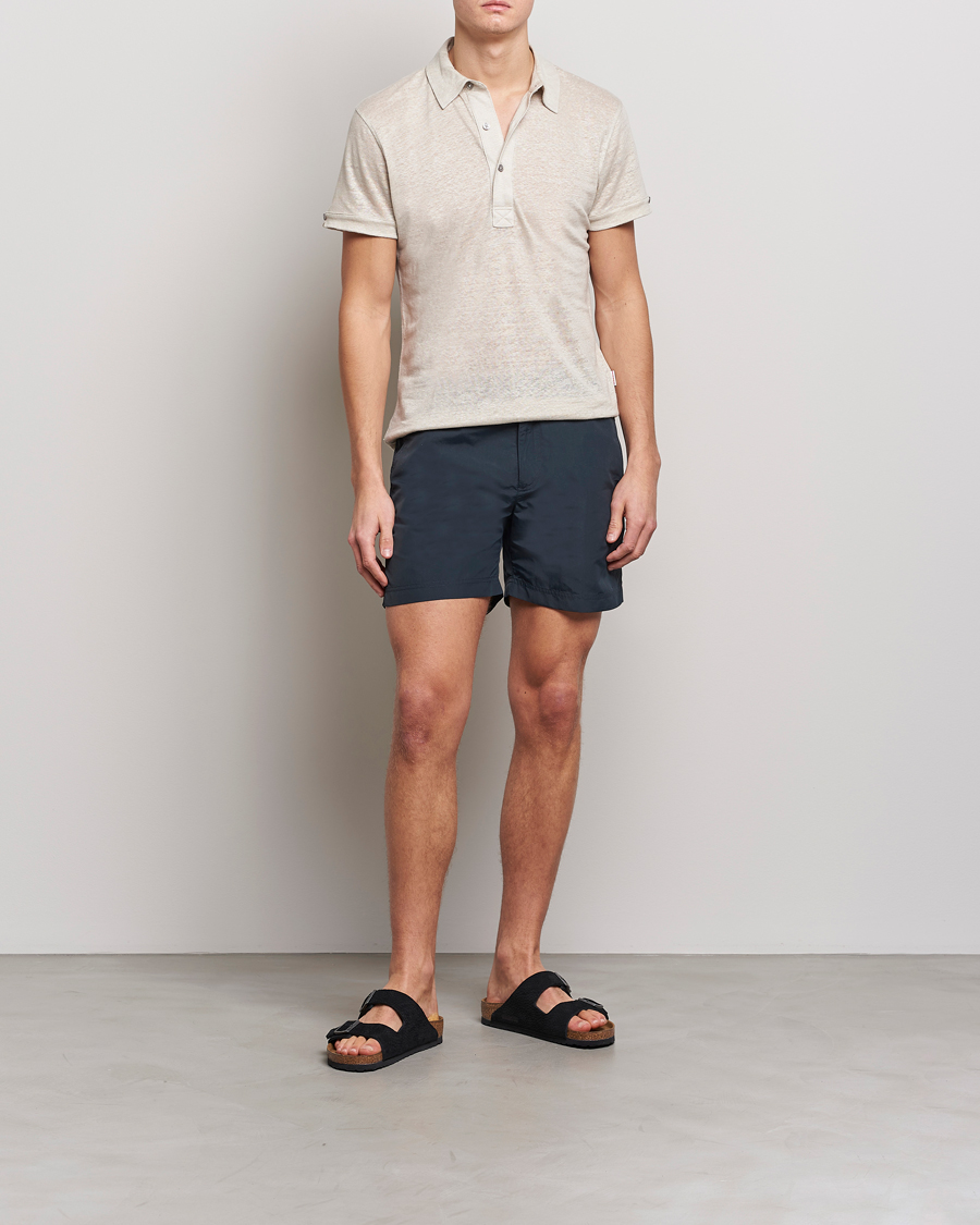 Herre | Badebukser | Orlebar Brown | Bulldog II Medium Length Swim Shorts Shadow