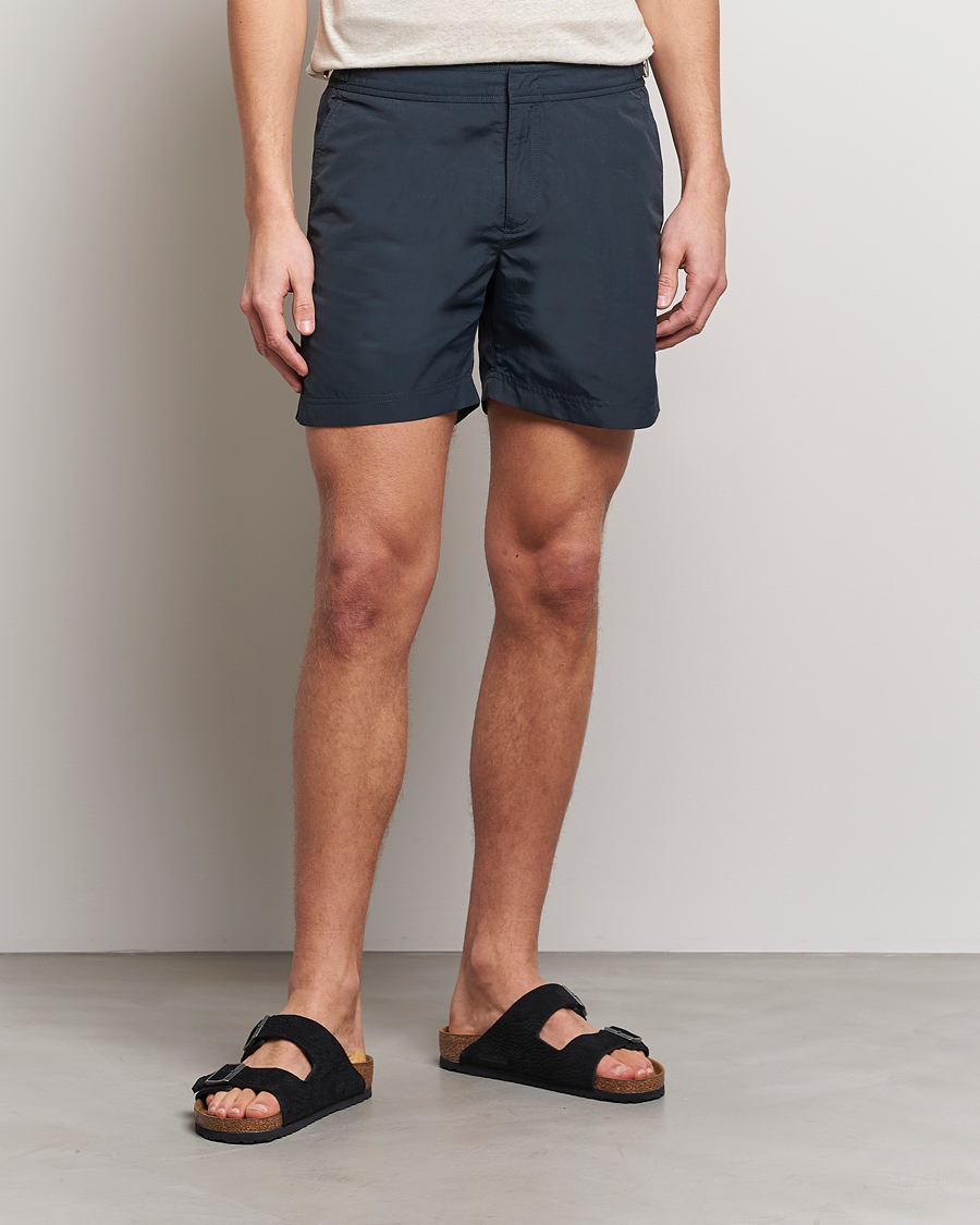 Herre | Badebukser | Orlebar Brown | Bulldog II Medium Length Swim Shorts Shadow