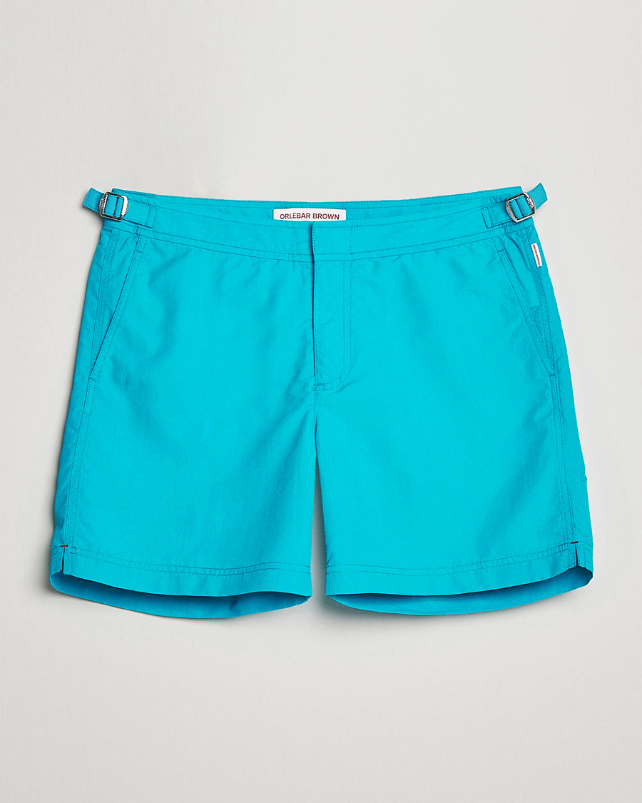 Herre | Badebukser | Orlebar Brown | Bulldog II Medium Length Swim Shorts Crystal Sea
