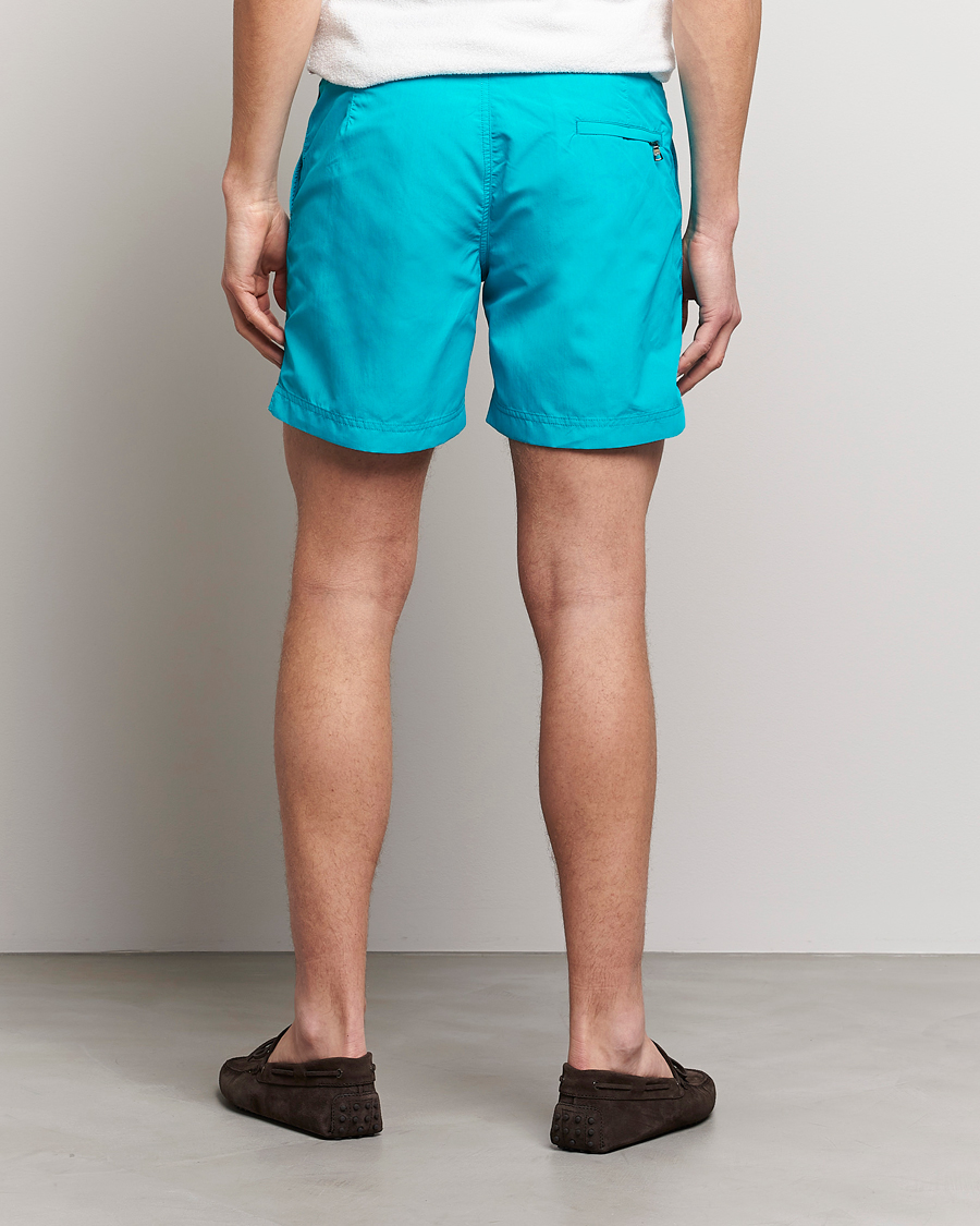 Herre | Badebukser | Orlebar Brown | Bulldog II Medium Length Swim Shorts Crystal Sea