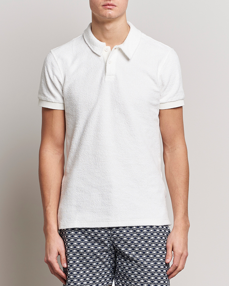 Herre | Polotrøjer | Orlebar Brown | Lorenzo Cotton Terry Polo Cloud