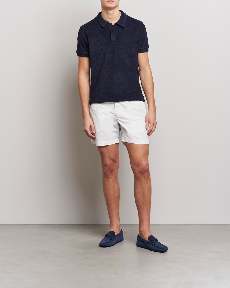 Herre | Polotrøjer | Orlebar Brown | Lorenzo Cotton Terry Polo Night Iris