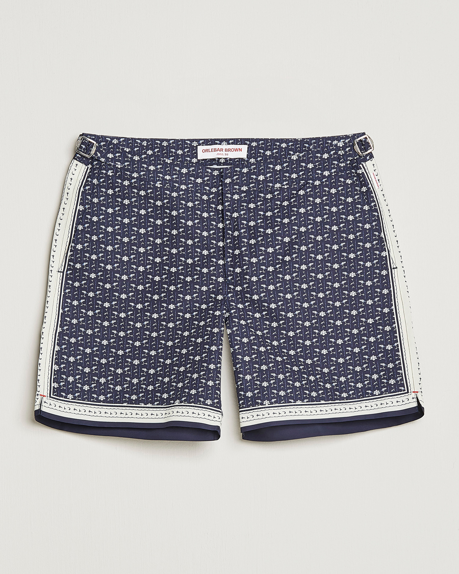 Herre | Badebukser | Orlebar Brown | Bulldog Bandana Recycled Swimshorts Dark Sapphire
