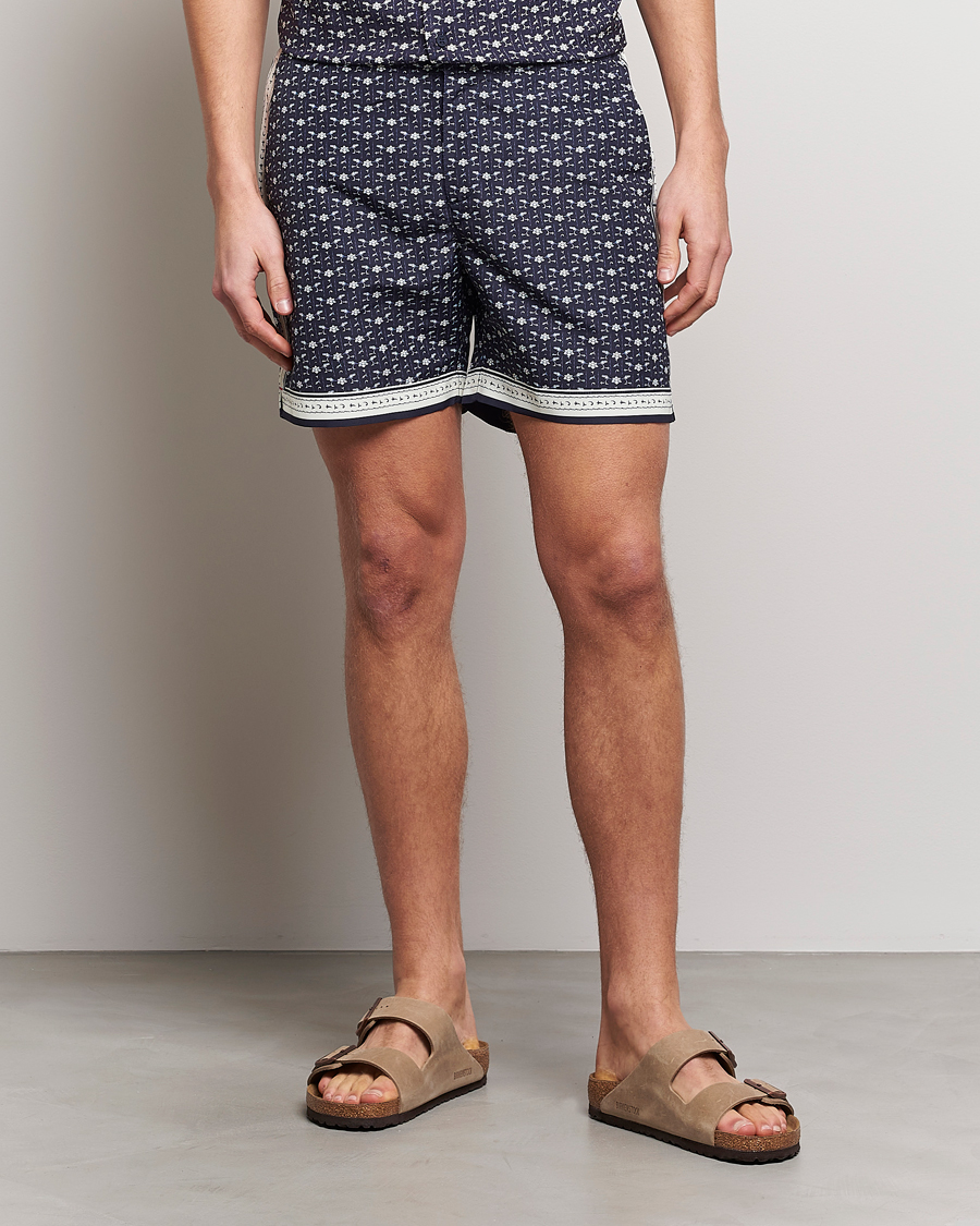 Herre | Badebukser | Orlebar Brown | Bulldog Bandana Recycled Swimshorts Dark Sapphire