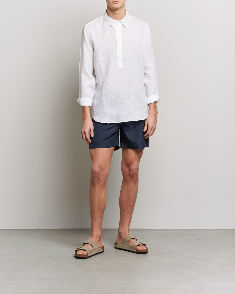 Herre | Badebukser | Orlebar Brown | Bulldog Drawcord Solid Swimshorts Night Iris