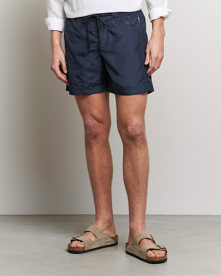 Herre | Badebukser | Orlebar Brown | Bulldog Drawcord Solid Swimshorts Night Iris