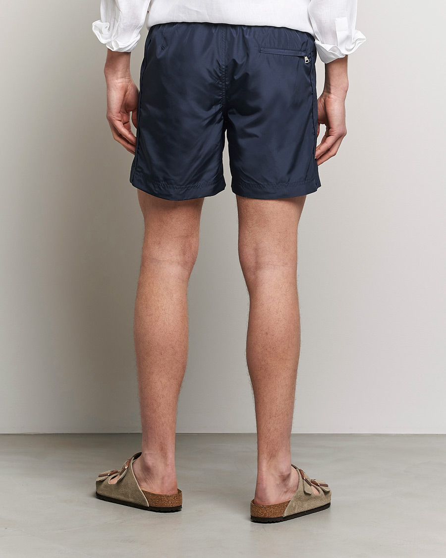 Herre | Badebukser | Orlebar Brown | Bulldog Drawcord Solid Swimshorts Night Iris