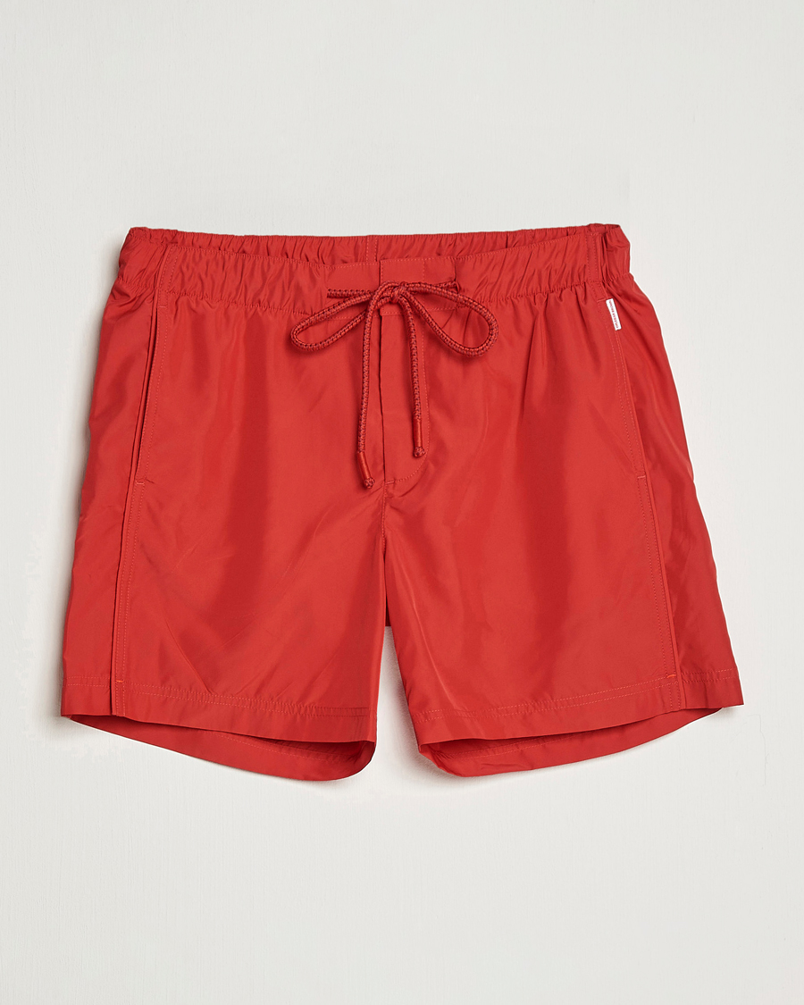 Herre | Badebukser | Orlebar Brown | Bulldog Drawcord Solid Swimshorts Vermillion