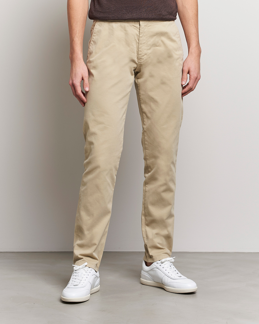 Herre | Bukser | Orlebar Brown | Fallon Stretch Cotton Chinos Sand Dune