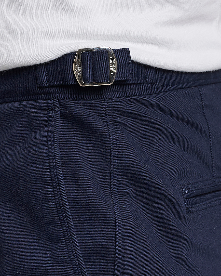 Herre | Bukser | Orlebar Brown | Fallon Cotton Stretch Trousers Dark Navy