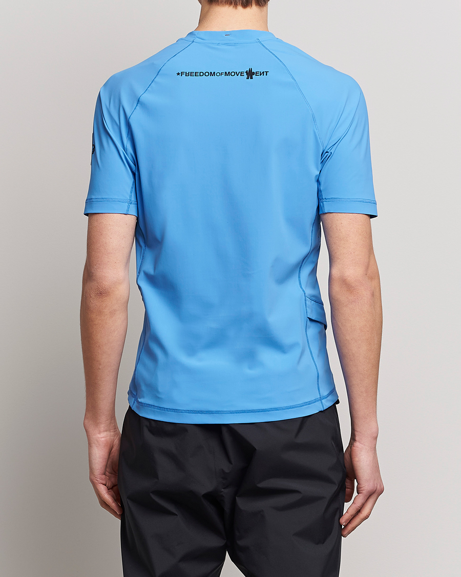 Herre | T-Shirts | Moncler Grenoble | Technical T-Shirt Light Blue