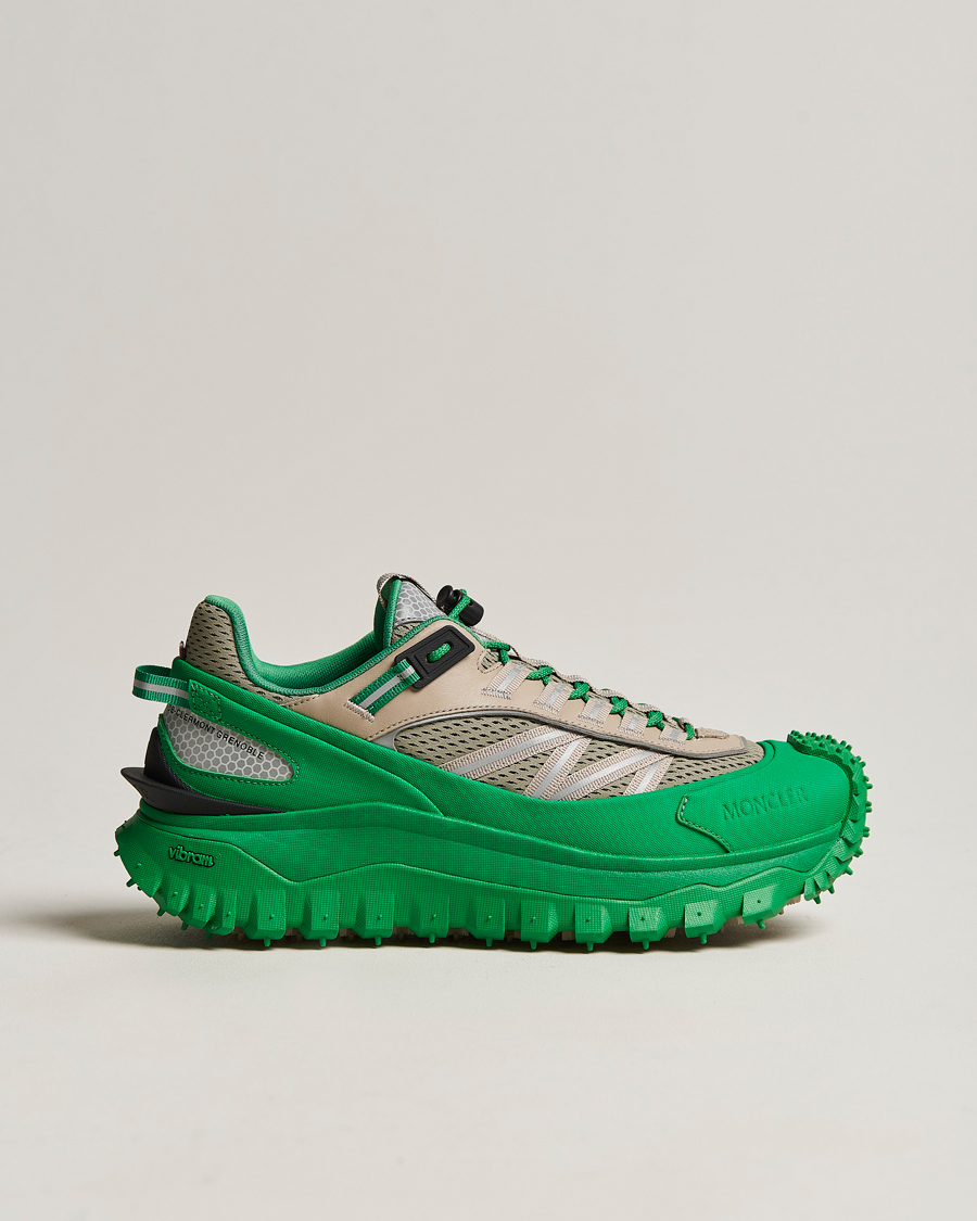 Herre | Moncler Grenoble Trailgrip Sneakers Green/Beige | Moncler Grenoble | Trailgrip Sneakers Green/Beige