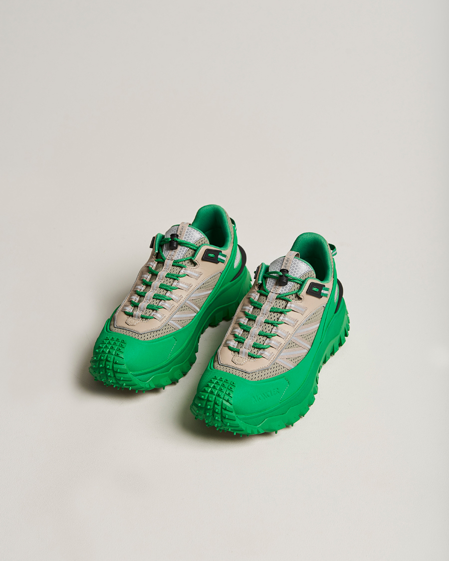 Herre | Moncler Grenoble Trailgrip Sneakers Green/Beige | Moncler Grenoble | Trailgrip Sneakers Green/Beige