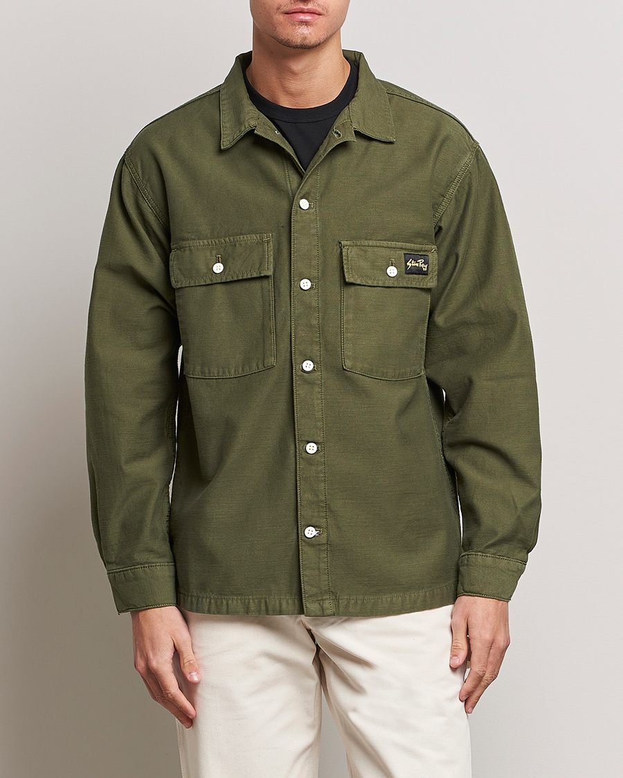 Herre | Casual | Stan Ray | CPO Cotton Shirt Olive