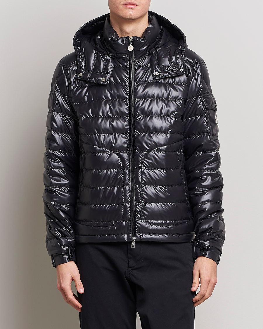 Herre | Luxury Brands | Moncler | Lauros Hooded Down Jacket Black
