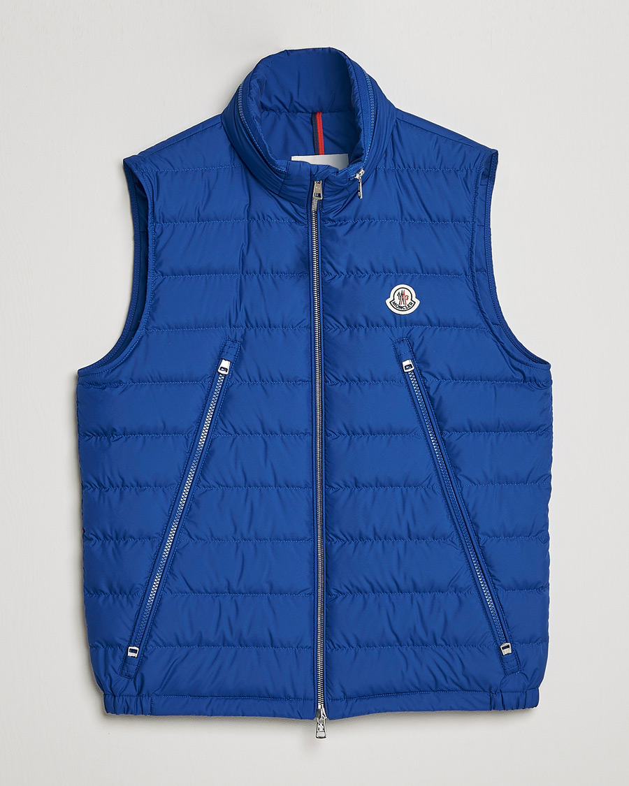 Herre | Veste | Moncler | Albyt Down Vest Royal Blue