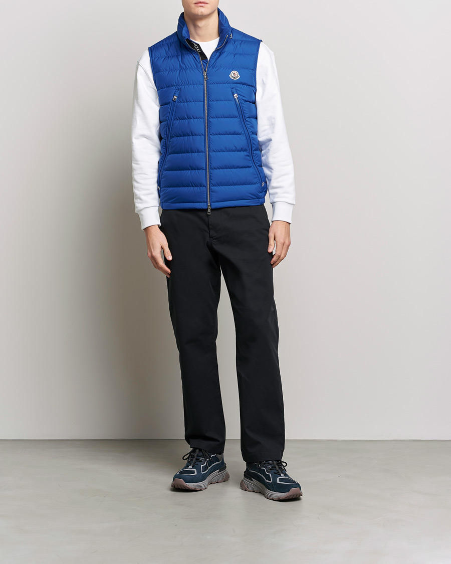 Herre | Veste | Moncler | Albyt Down Vest Royal Blue